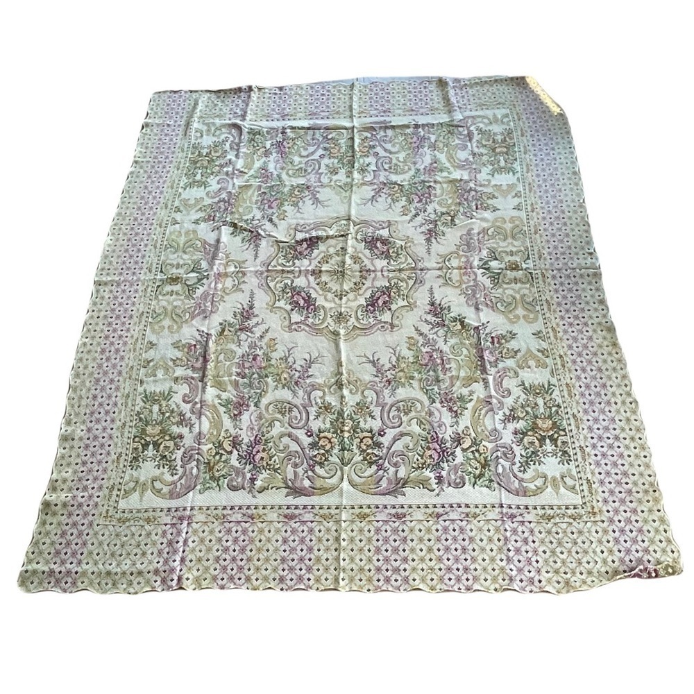 Vintage Woven Tapestry Blanket